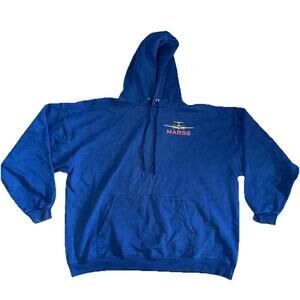 Vintage MARSS Military Reconnaissance Hoodie XL Hanes Caught Red Handed